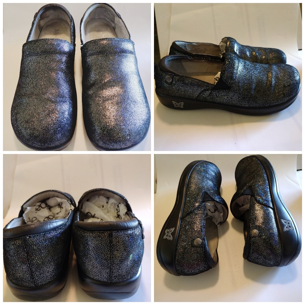 ALEGRIA SLIP ON SHOES LEATHER UPPER & LINING WOMEN'S SZ 41 USA 10.5-11